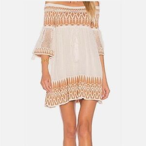 Ronny Kobo Adina Dress in Ivory Combo size X-Small